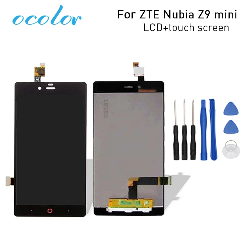 Ocolor для ZTE Nubia Z9 Mini ЖК дисплей и сенсорный экран в сборе Ремонт Часть Для NX511J