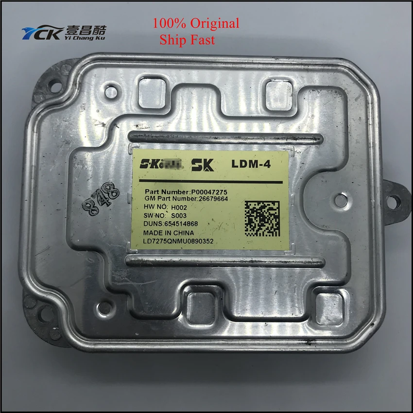 1 шт. YCK оригинальный GS8 светодиодный фара водителя xenon HID балласт P00047275 654514868