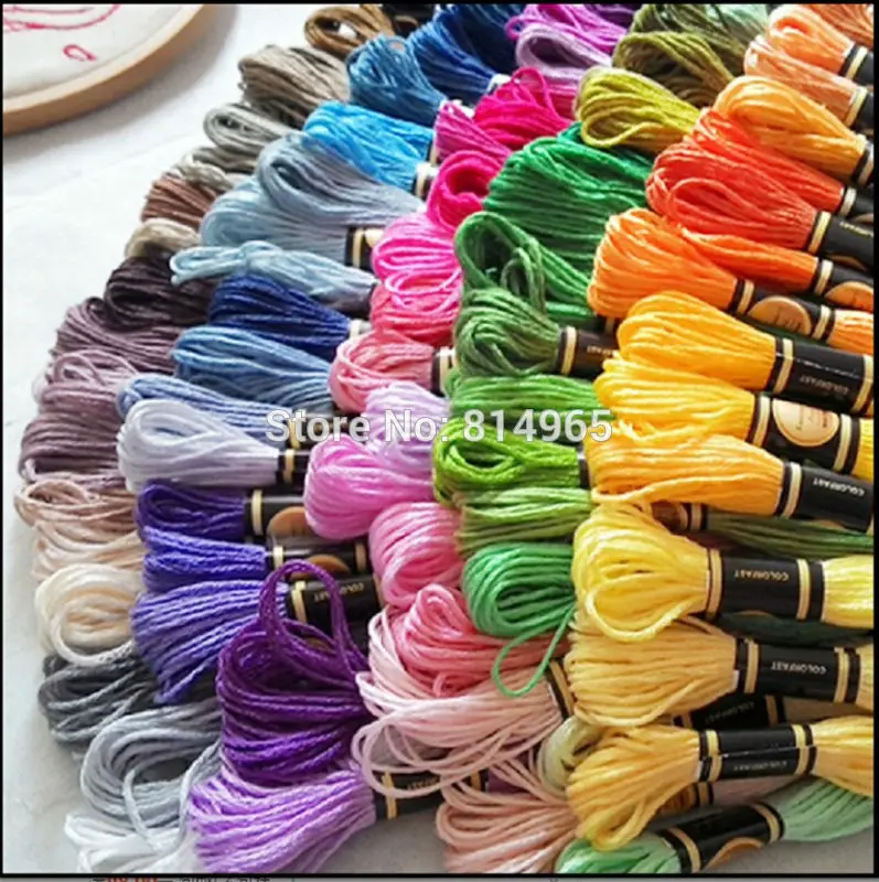 Нить для вышивки крестиком Аналогичная DMC|colorful cross stitch|thread stitchfloss stitch |