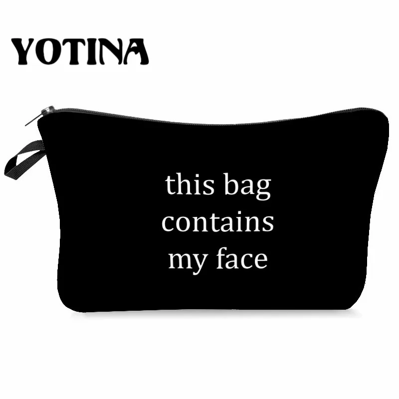 Yotina Make Up Bag Женская водонепроницаемая косметичка для макияжа сумка-Органайзер