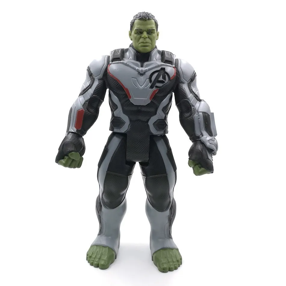 New Hulk no box 30 см Marvel Мстители 4 конечная игра игрушка танос Халк человек паук Железный человек Тор Росомаха Черная пантера Веном фигурка ребенка - Цвет: New Hulk no box