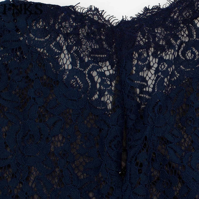 Дешевые Темно-Синий Вечерние Платья Длинные Кружева Рукавом Элегантный Шифон