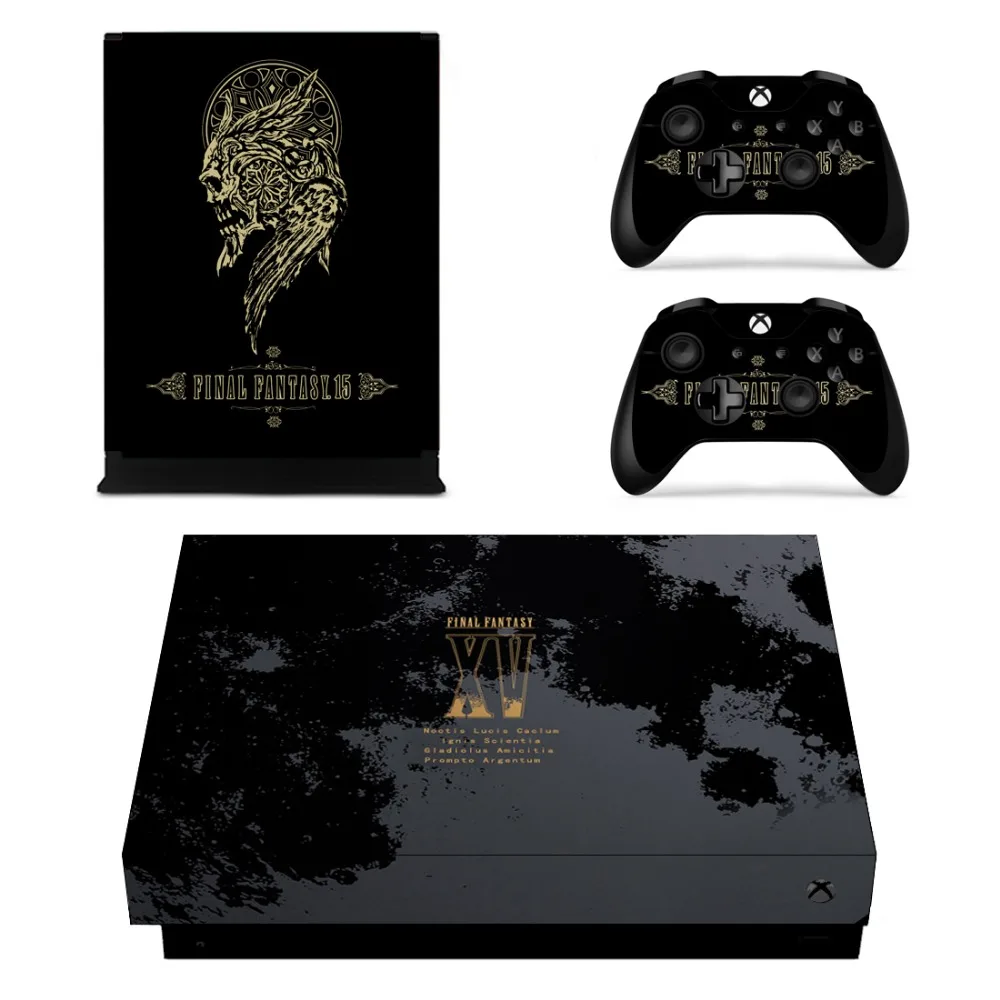 Новейший Final Fantasy 15 скины для Xbox One X консоли и наклейки на регулятор Виниловая
