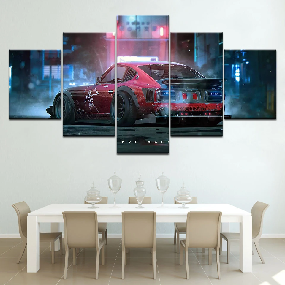 Холст Картина маслом современного искусства HD печатных Wall Art 5 шт. домашний декор
