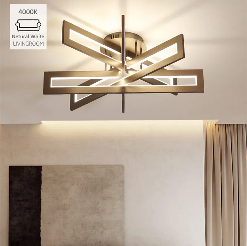 2019New Modern Ceiling Lights LED Lamp For Living Room Bedroom Study Nordic surface mounted Deco AC85-265V | Лампы и освещение