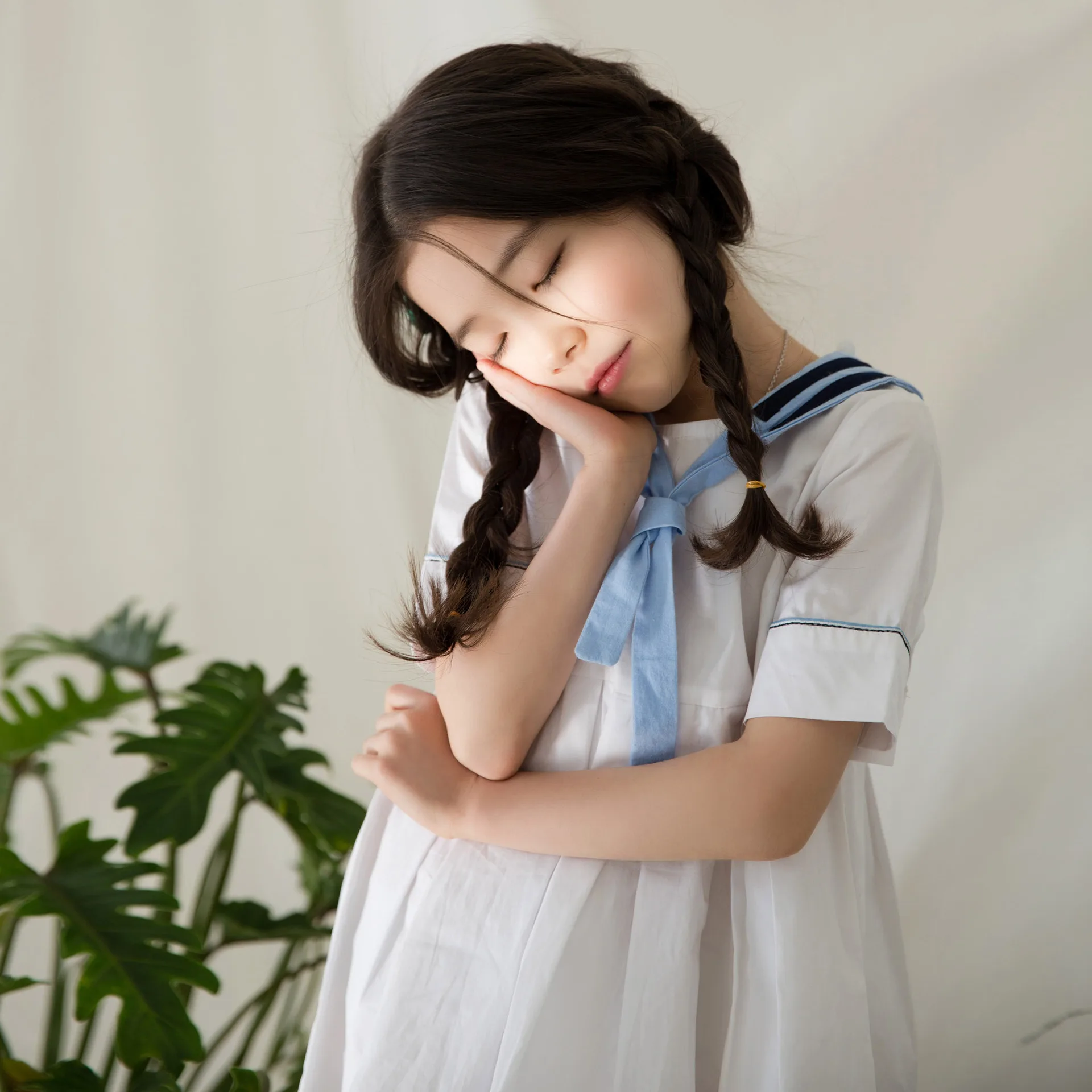Girl Short sleeve kid Dress Baby Princess 2018 New Navy Sailor Uniforms Casual Style Girls For Age 3-13 Years | Детская одежда и