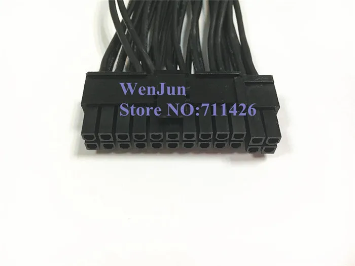 PCI-E Экспресс силовой кабель ATX 24Pin 20 + 4Pin тройной 3 PSU Кабель питания Шнур 18AWG провод