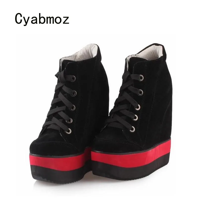 Cyabmoz пикантная обувь на платформе высоком каблуке женская толстой подошве