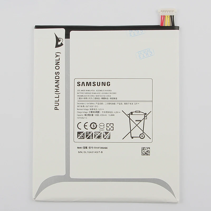 Original Battery EB-BT355ABE For Samsung GALAXY Tab A 8.0 T355C Tab5 SM-T355 SM-T350 SM-P350 P355C SM-P355M T355 | Мобильные