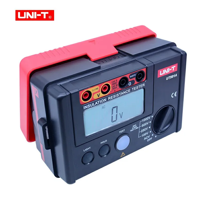 ЖК дисплей с подсветкой UNI T UT501A 100 1000 В мегометр измеритель сопротивления