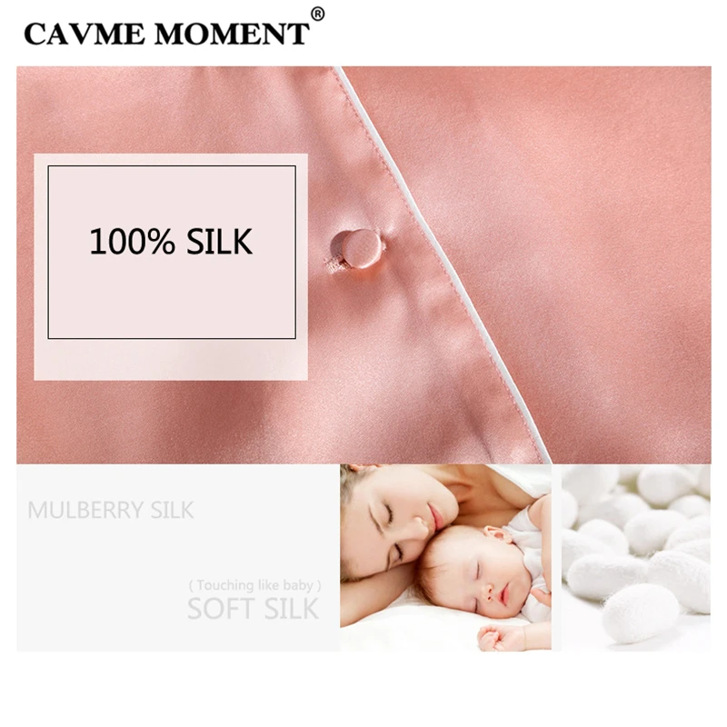 CAVME 2019 Summer Plus Size Silk Pajama Sets for Women Ladies Luxury Pyama Set 2 Pieces Full Sleeve Homeclothes Sleepwear