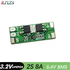 2S 8A Lifepo4 6,4 В 18650 BMS PCM 10A плата защиты аккумулятора пикового тока bms pcm для аккумулятора lifeo4