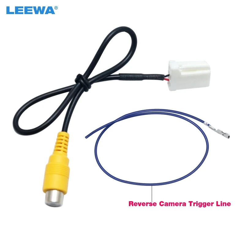 Кабель переходник LEEWA для Mazda Atenza/CX 5 10 шт.|reverse camera video cable|rear cablecar plug adapter |