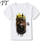 Детские футболки с принтом Америка, хип-хоп, рок-звезда, известный дизайн, большие детские футболки, одежда для мальчиков и девочек, ooo456