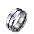 100% карбид вольфрама кольца для мужчин 8 мм ширина Высокое качество Мужские свадебные ювелирные изделия Лидер продаж США