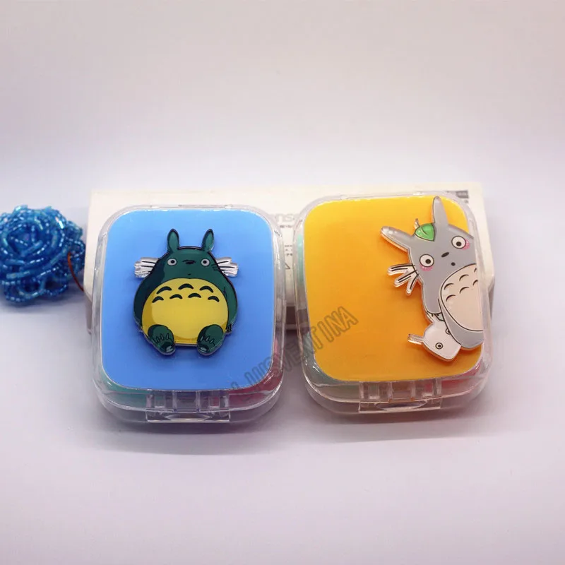 LIUSVENTINA DIY акриловый милый портативный чехол для контактных линз с котом Тоторо