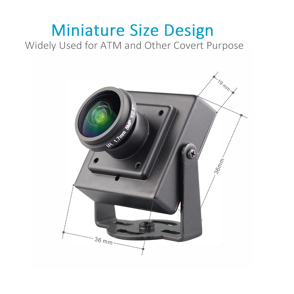 ENSTER миниатюрная TVI CVI CVBS AHD 4 в 1 аналоговая камера SONY IMX323 1080P 7 мм рыбий глаз CCTV