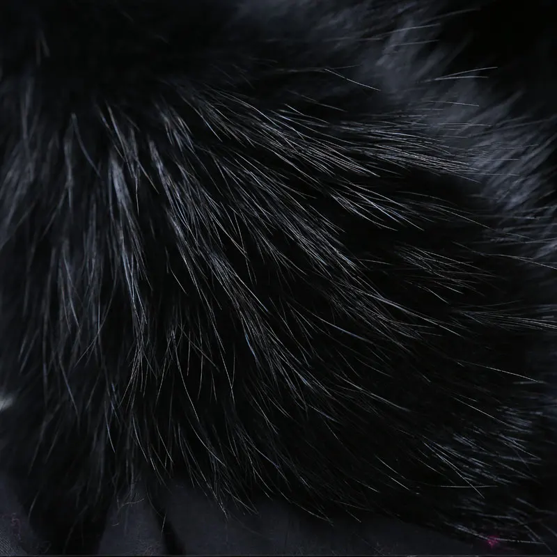 Парка из кроличьего меха для женщин зимняя женская куртка с кроличьим мехом