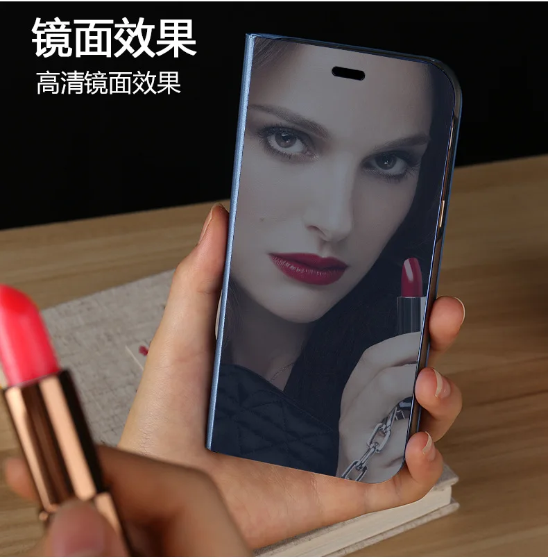 Clear View Smart Mirror Phone Case For Huawei P10 plus P9 mate10 pro Cover Cases In Stock | Мобильные телефоны и
