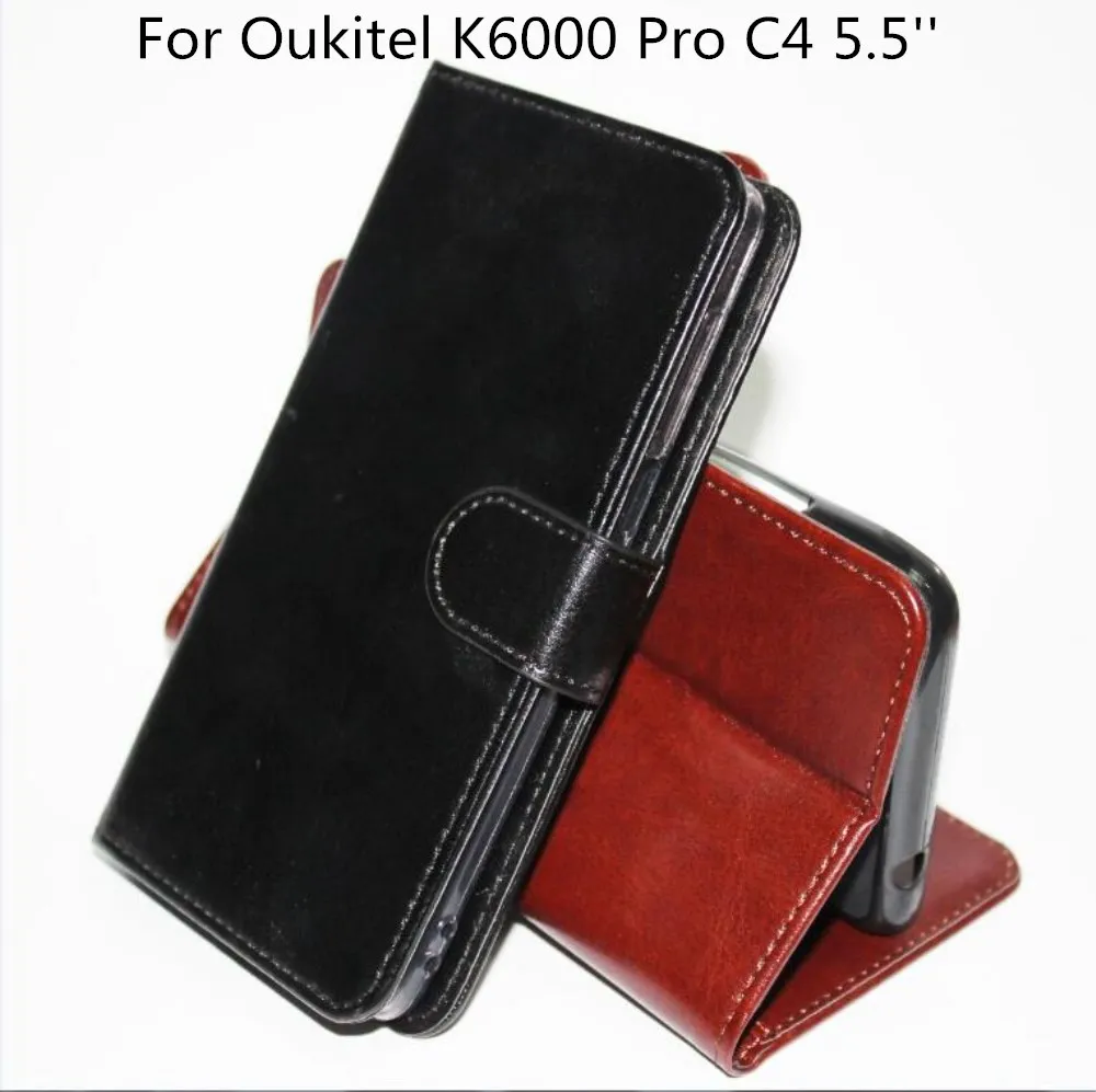 Для Oukitel K6000 Pro 5.5 ''Капа Роскошный кошелек кожаный флип чехол для крышка с
