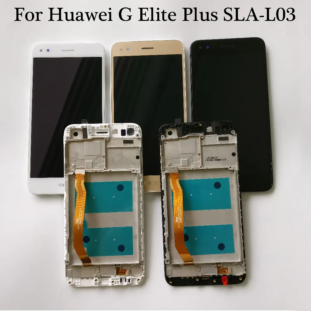Черный/белый/золотой 5 0 дюймов для Huawei G Elite Plus SLA L03 Полный ЖК дисплей + цифровой