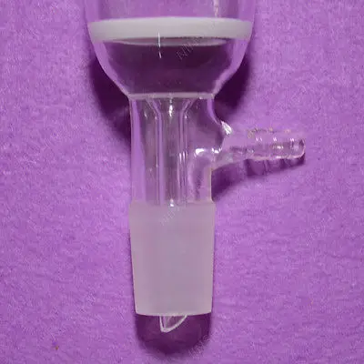 60 мл Заземление 24/29 воронка фильтра соединение шланга 10 мм пористость 3 #