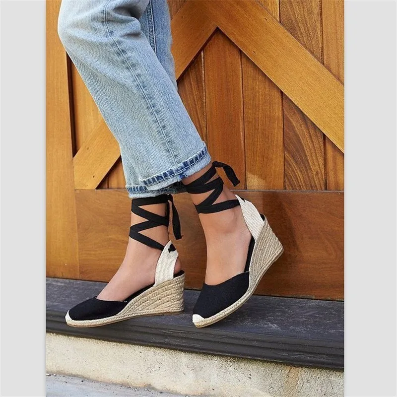 Сандалии женские на платформе и высоком каблуке босоножки с ремешком щиколотке