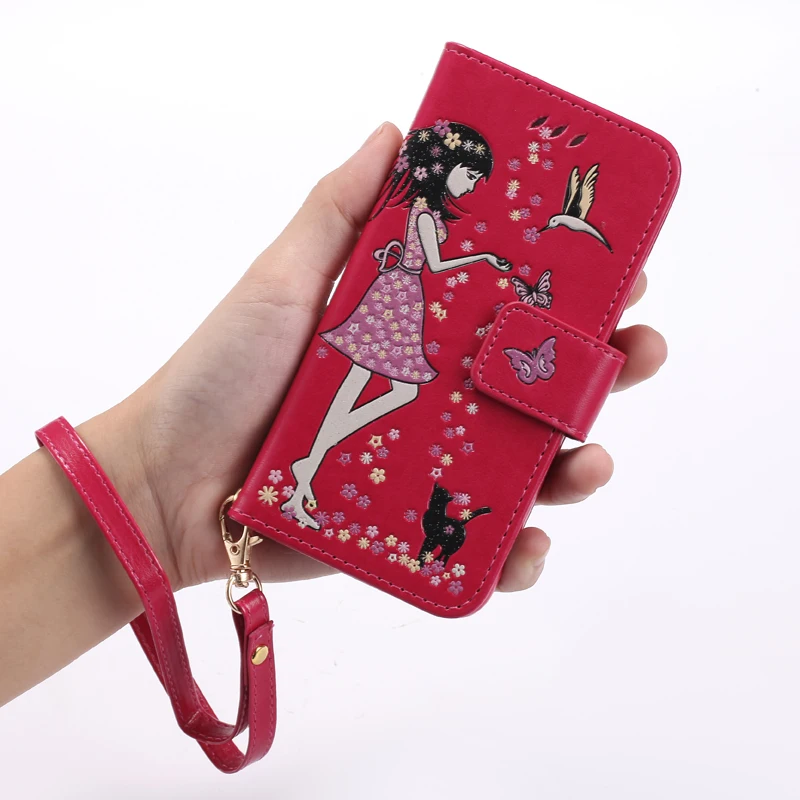 Светящийся кожаный флип-кошелек для девушек мягкий силиконовый чехол телефона