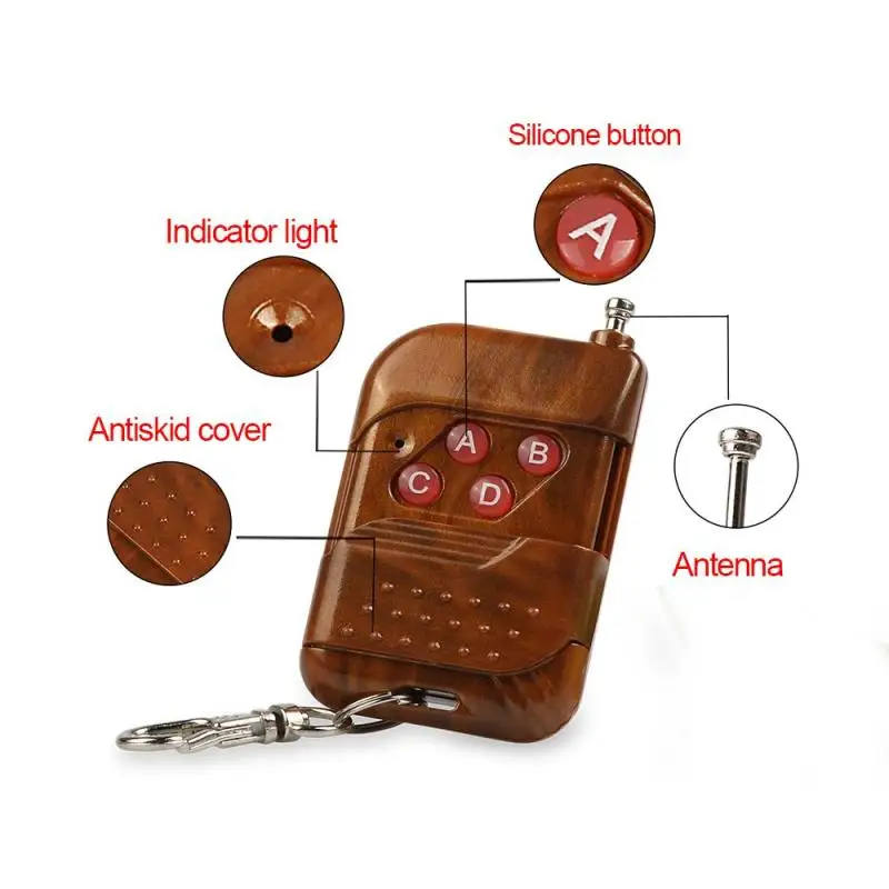 QIACHIP Wireless Remote Control 433mhz 4CH RF Learning Code 1527 Decoding Receiver and Transmitter Moudule For Light control DIY |