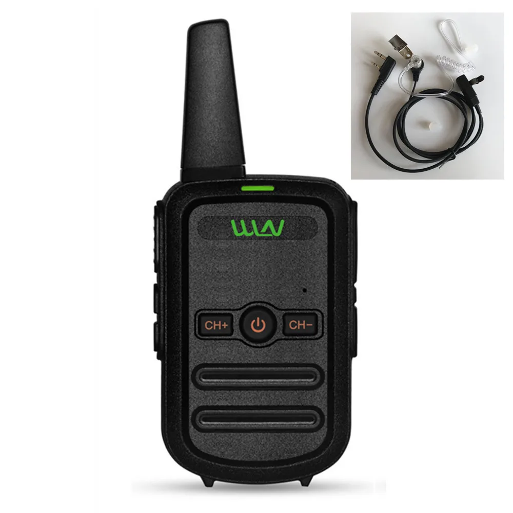 WLN KD-C52 Мини Портативный fm-приемопередатчик KD C52 маленький двухсторонний радиоприемник Ham HF cb рация FRS/GMRS лучше, чем KD-C51 - Цвет: Black Add air tube