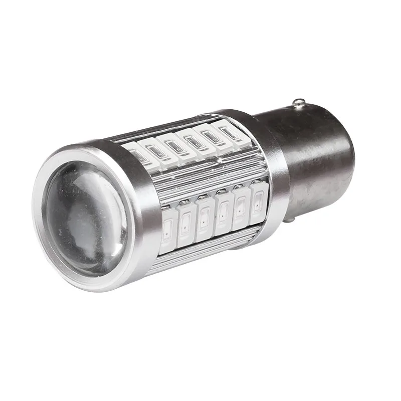 4 шт. 1157 BAY15D P21/5 Вт 33 SMD 5630 5730 светодиодный красный белый задний фонарь для