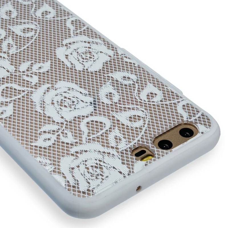 3D Рельефный цветок PC + TPU 2 в 1 чехол для телефона силиконовый жесткий Fundas Huawei P8Lite 2017