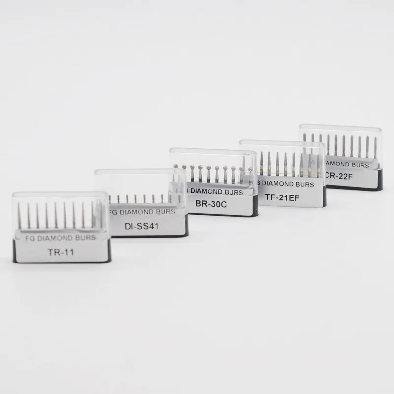 

Dental Clinic 1.6mm High Speed Handpiece Polishing Diamond Bur Drill Kit For Dentist Supplies