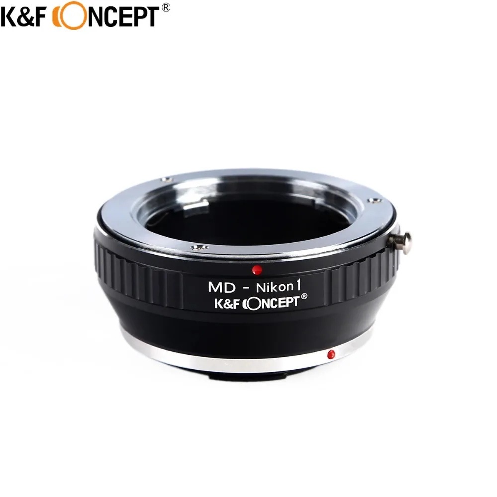 K & F CONCEPT для объектива камеры EOS M4/3 кольцо адаптер Minolta MD к корпусу Nikon1 V1/J1|k&f concept