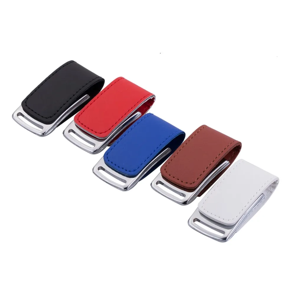 Leather Metal Business Style USB 2.0 Flash Drive 8GB 16GB 32GB 64GB 128GB Lanyard U Pen Driver | Компьютеры и офис