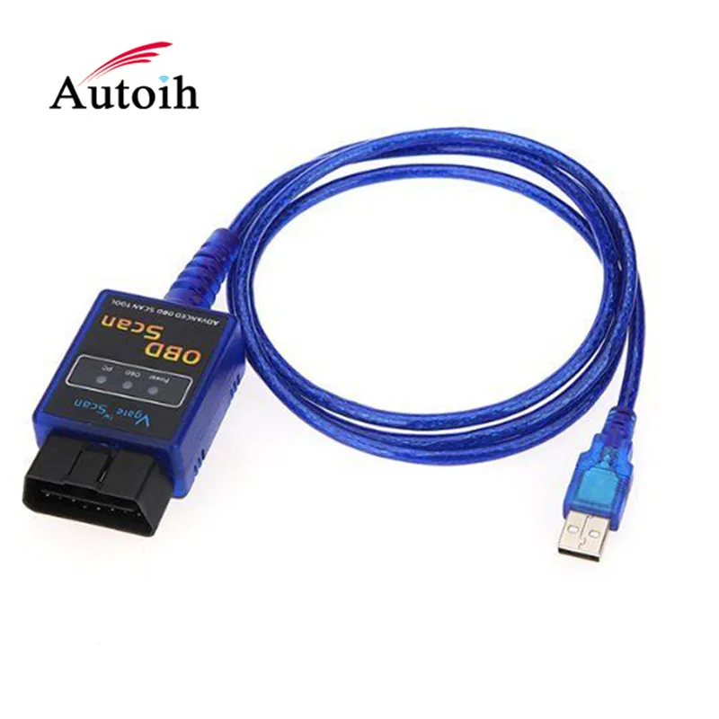 Новейший V1.5 ELM327 USB Obd2 автоматический диагностический интерфейс сканер Elm 327 V 1,5 USB OBDII автомобильный диагностический сканер инструмент OBD-2 адаптер