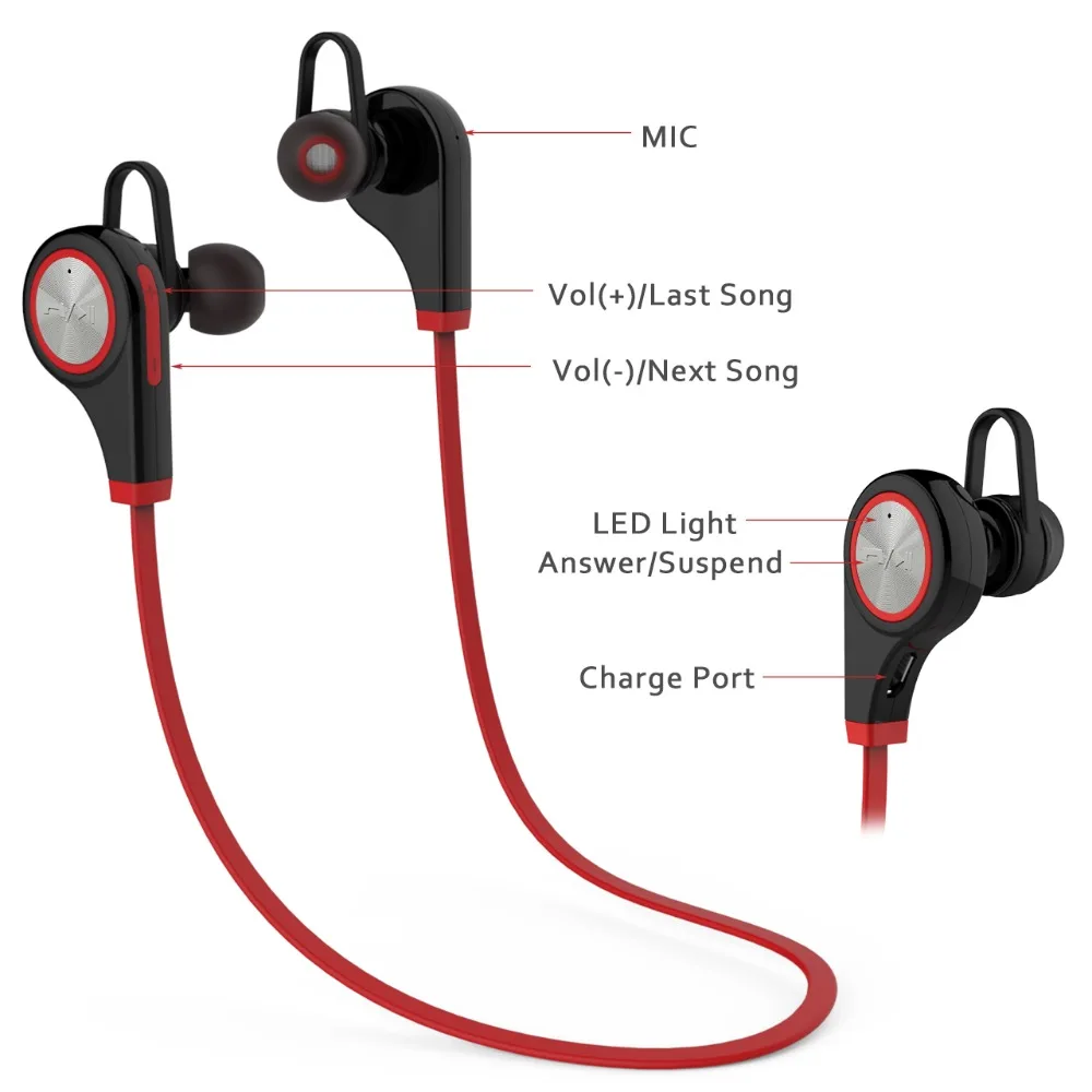 Беспроводные наушники в ухо Q9 с Bluetooth, новые, высокого качества для спорта и музыки на телефоне.