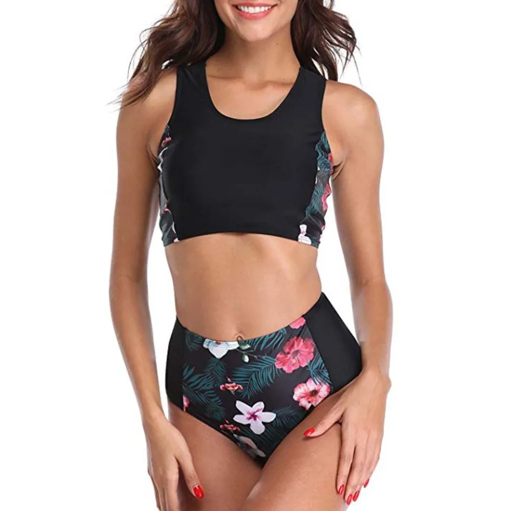 Женские купальники из двух частей облегающий купальник монокини купальные