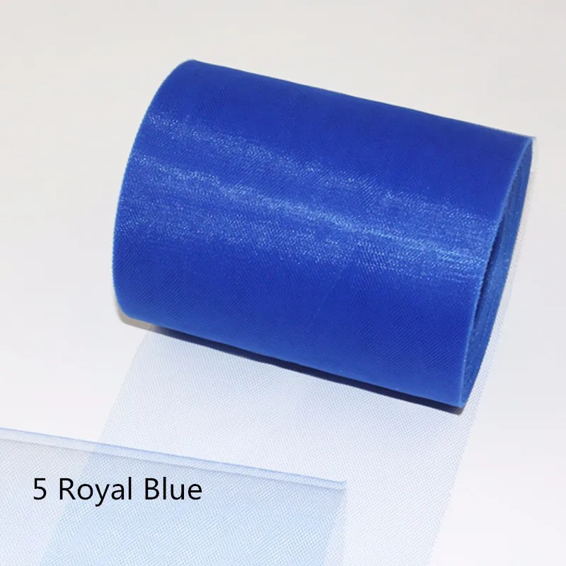 Royal Blue WEIGAO/украшение на день рождения, 100 ярдов, фатиновая рулонная ткань, вечерние фатиновые юбки-пачки, принадлежности для самостоятельного изготовления помпонов, украшение стола - Цвет: Royal Blue
