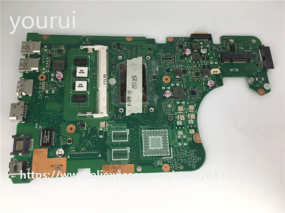 Yourui X555LD 4 Гб i3 4010u материнская плата для ноутбука ASUS X555L X555LA ноутбук полностью