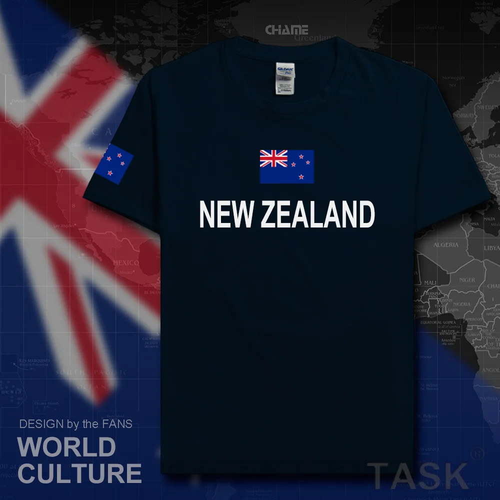 Новая Зеландия Мужская футболка Мода 2017 Джерси фаландер Наций хлопок для встреч