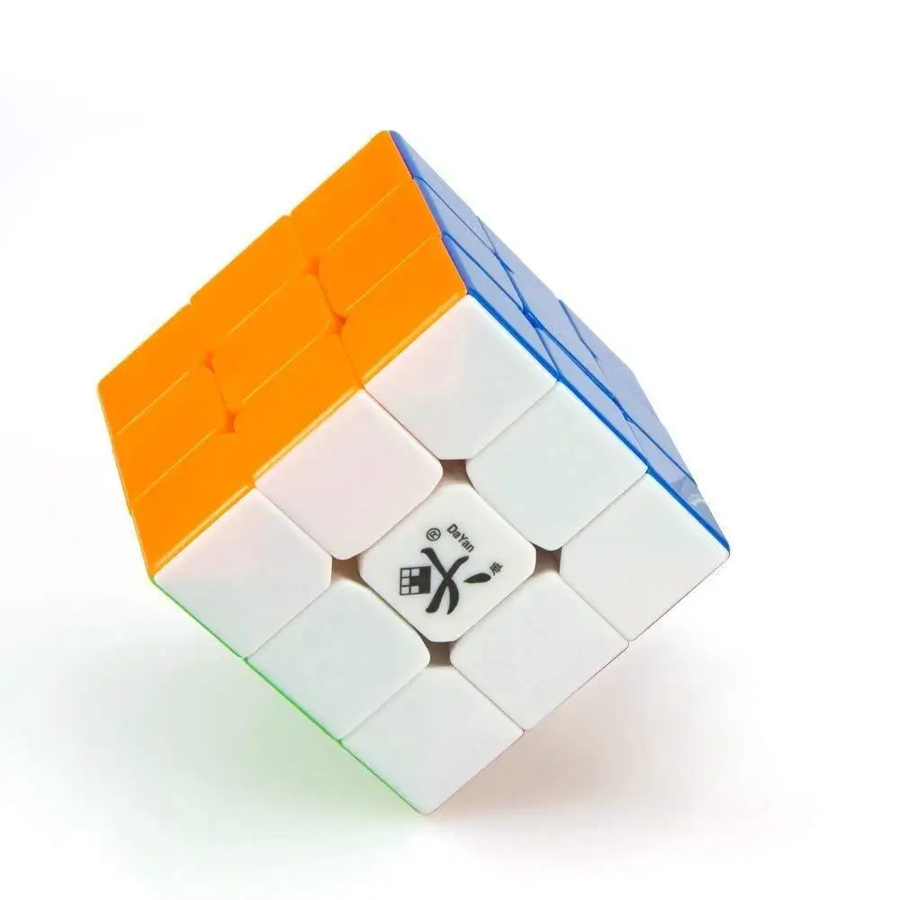 Dayan ZHANCHI Stickerless 3x3x3 Магический кубик 57 мм скоростной гладкая закрутка головоломка