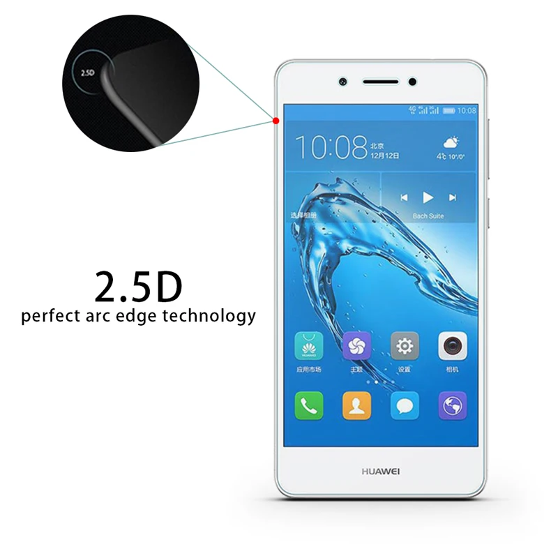 Vrurc 9H tempered glass for Huawei Honor 3C 3X 4C Pro 5C 5X 6 6S 6X 7 8 Screen Protector protective P8 lite 2016 | Мобильные