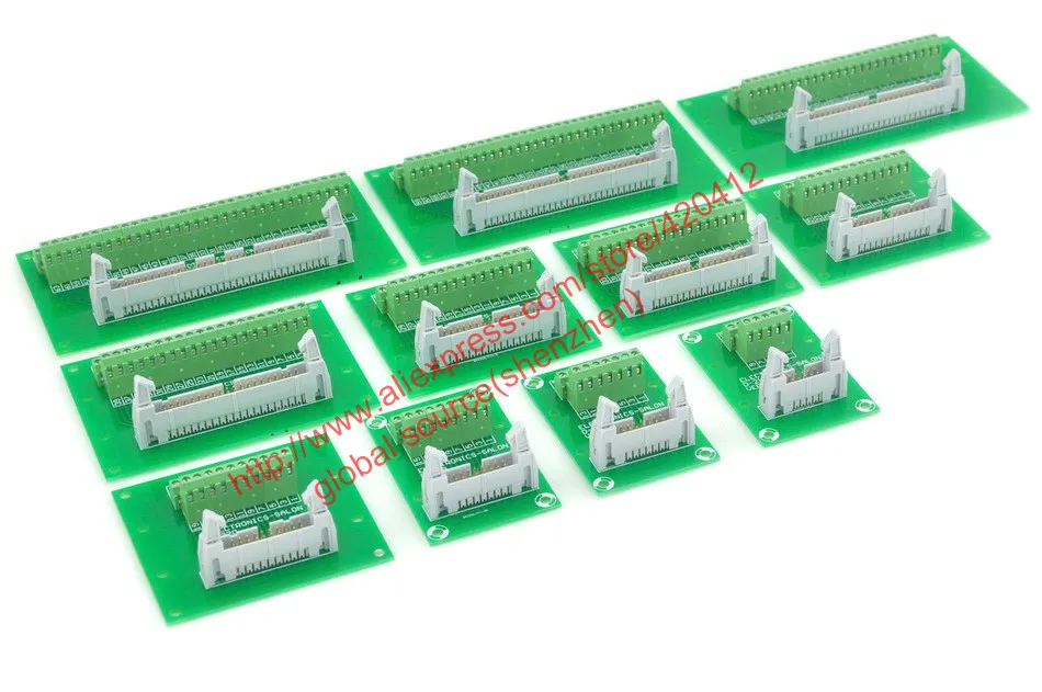 Панель Клеммная IDC20 папа-20P плата разрыва IDC50 коннектор PLC релейный адаптер монтаж