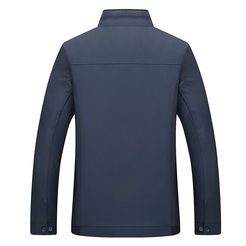2018 Новый L-XXXL Мужская водонепроницаемая ветровка куртка-бомбер на молнии slimjacket