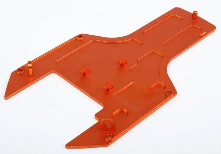CNC металлическая пластина шасси двигателя для 1/5 весы rc автомобиля HPI Rovan Baja 5B 5T SS