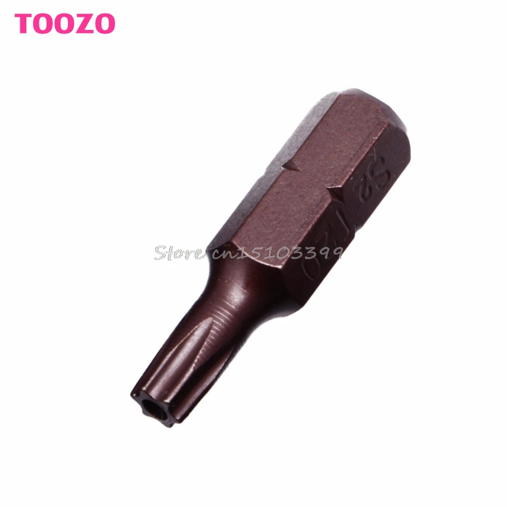 12Pcs 25mm 1/4" Hex Shank Magnetic T20 Torx Security Screwdriver Bits With Hole G08 Whosale&DropShip | Инструменты