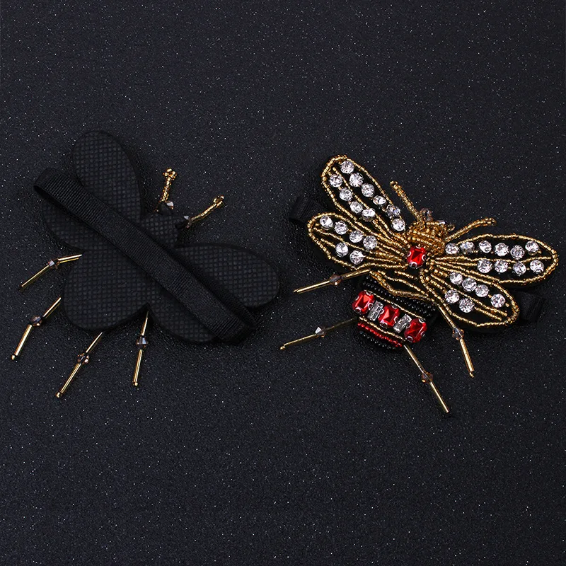High Quality 1 Pair Rhinestone Bee Crystal for Heels Shoes Manual DIY Shoe Decorations Wedding Party Accessories | Обувь