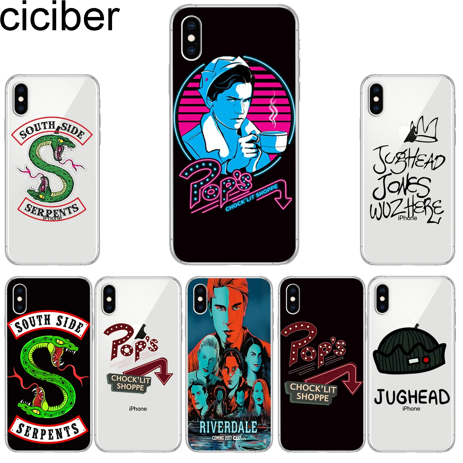 ciciber Phone Cases for IPhone 7 8 6 6s Plus SE 5s X Xs XR XS Max Soft TPU Back Cover 11 Pro 2019 Riverdale Funda |