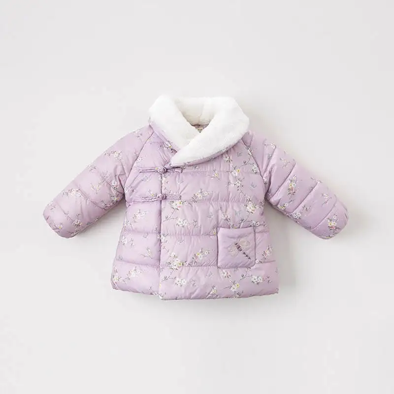 Dave Bella Baby Girls Jacket Children Long Sleeve Outerwear Fashion Coat DBZ8984 | Детская одежда и обувь